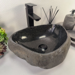 Раковина из речного камня RS-64890 43*33*15 0861