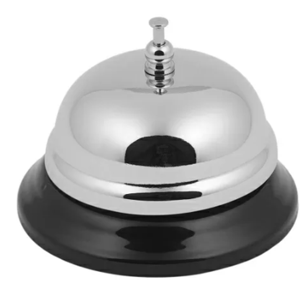Звонок хромированный настольный, P.L. - BarWare