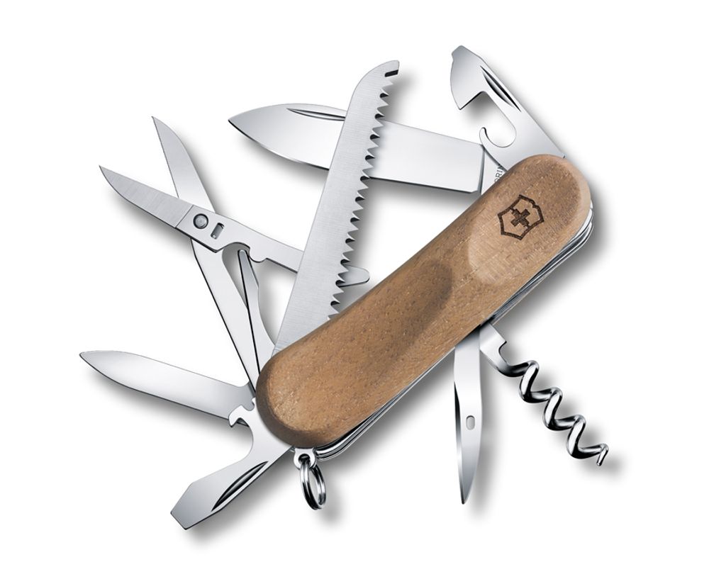 Нож Victorinox EvoWood 17, 85 мм, 13 функций, дерево