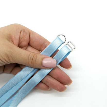 Резинка бретелечная ГОЛУБОЙ, 10мм