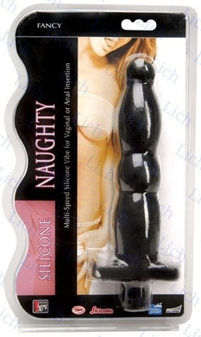 Черный многоскоростной вибратор