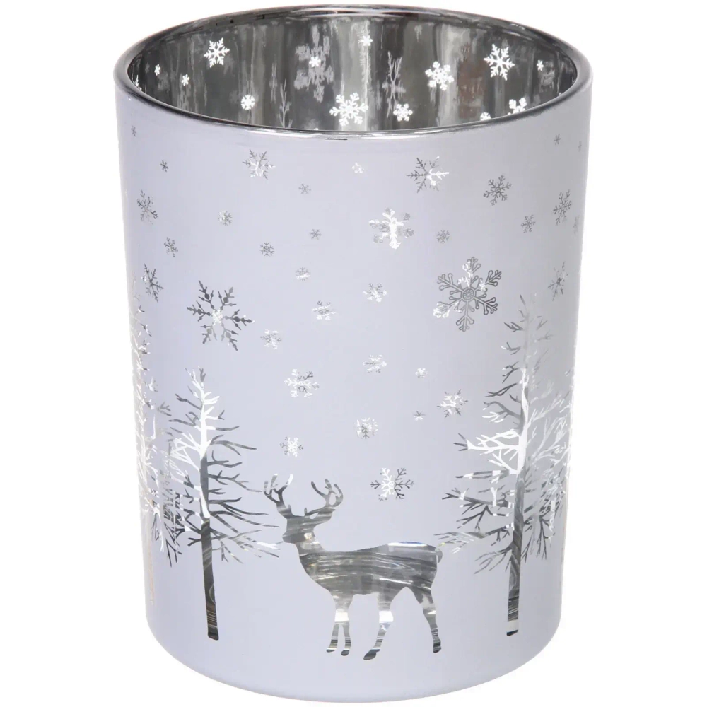 Подсвечник «Лесной олень» 10*12,5 см, Золото