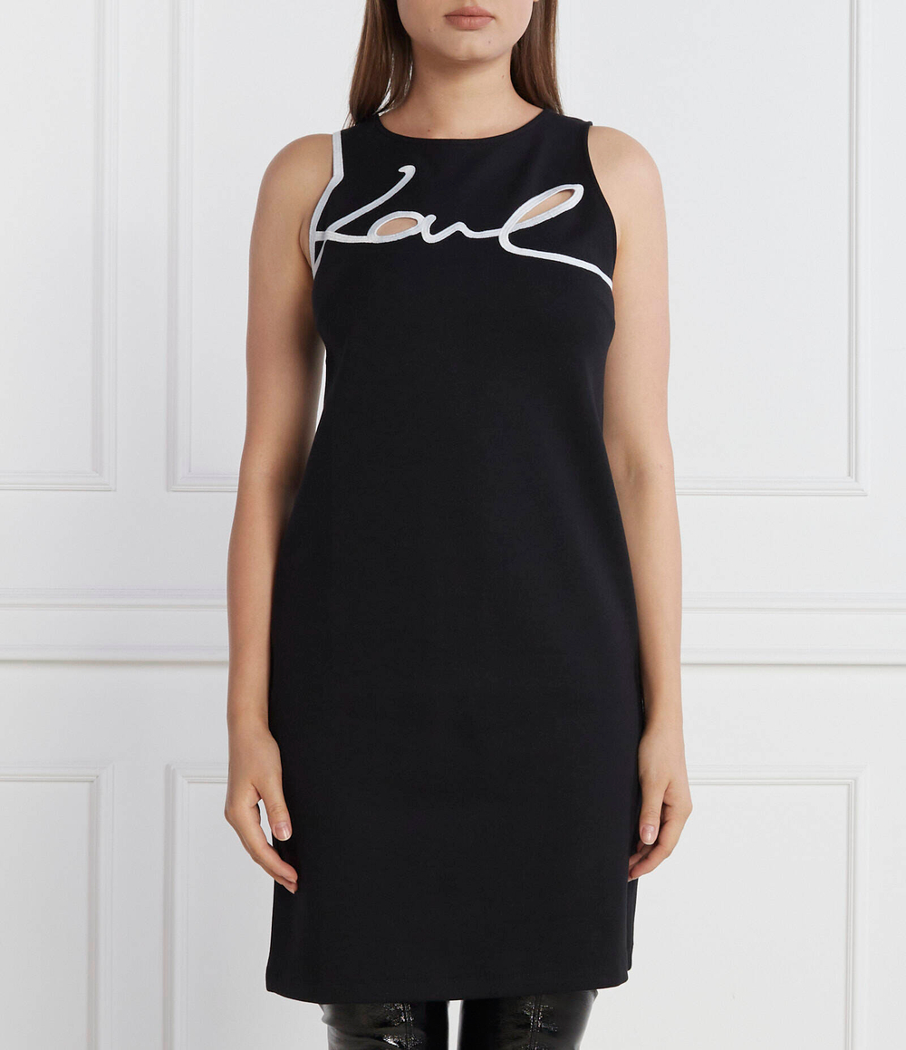 Платье karl logo Karl Lagerfeld - черный(236W1354)