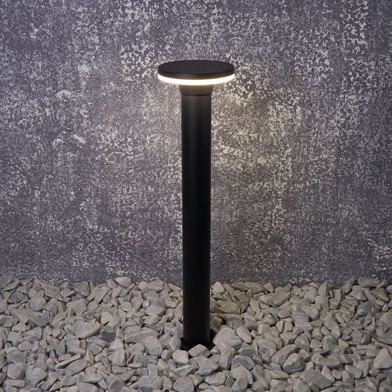 Уличный светодиодный светильник Feron с клеммой в комплекте 7W, 420Lm, 4000K, черный