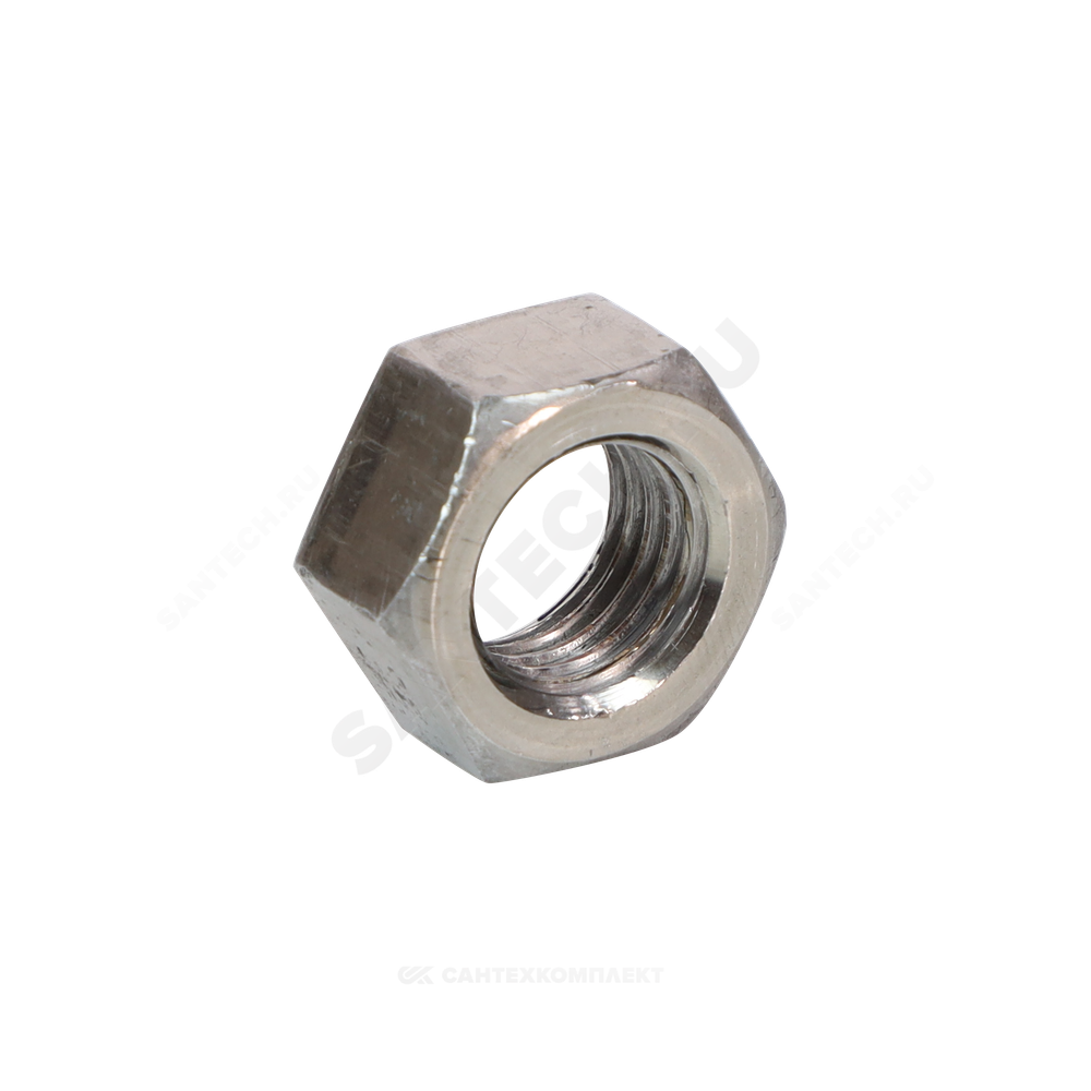 Гайка стальная М16 к.п. 5 шестигранная вес DIN 934 (5915/5927)