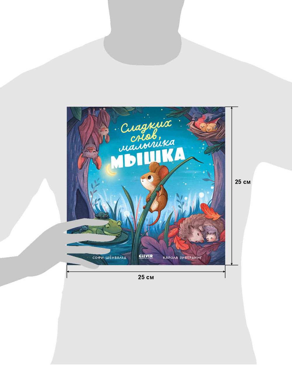 Книжки-картинки (мягкая обложка). Сладких снов, малышка мышка!