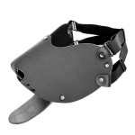 Черная неопреновая маска Дог Sitabella BDSM Accessories 3445-1