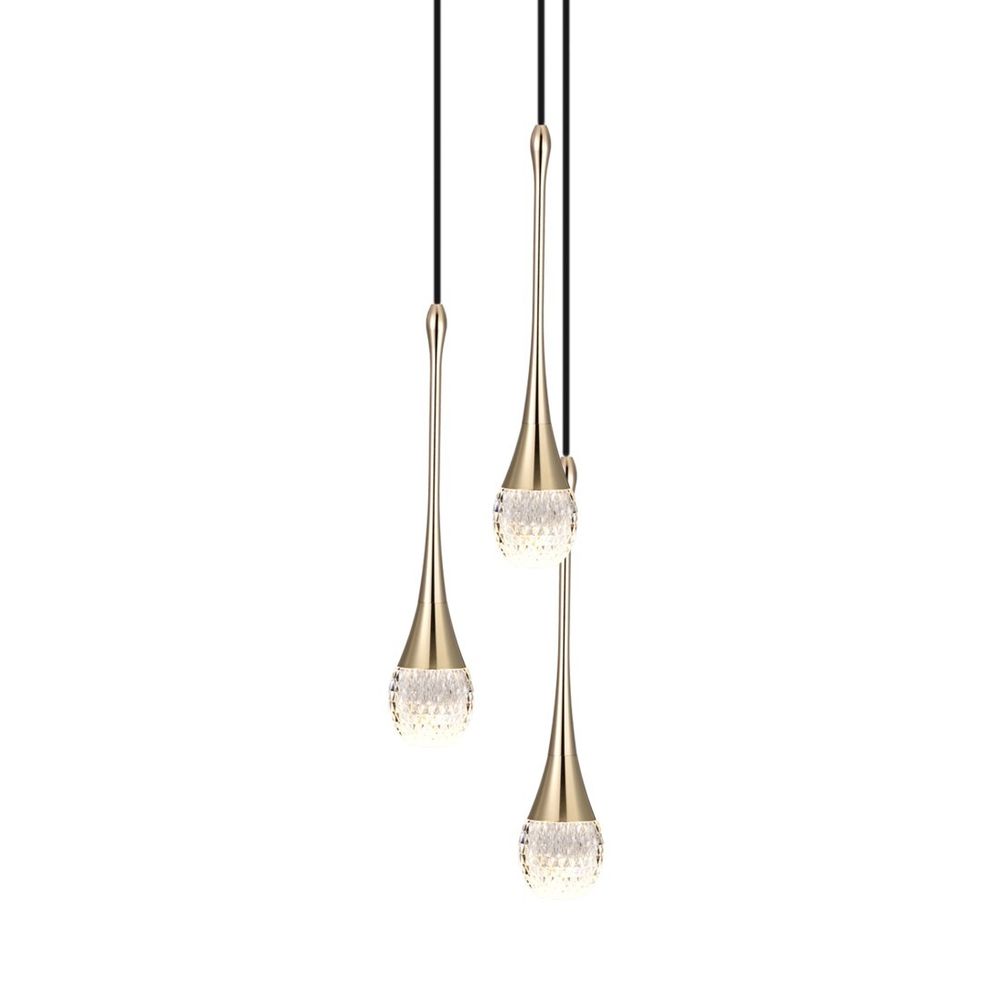 Подвесной светильник P0844-3B gold