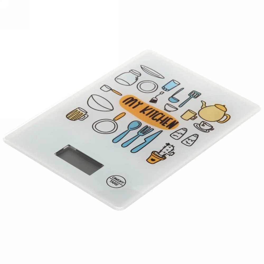 Весы электронные плоские до 5 кг «Моя прекрасная кухня» (точн.1гр)
