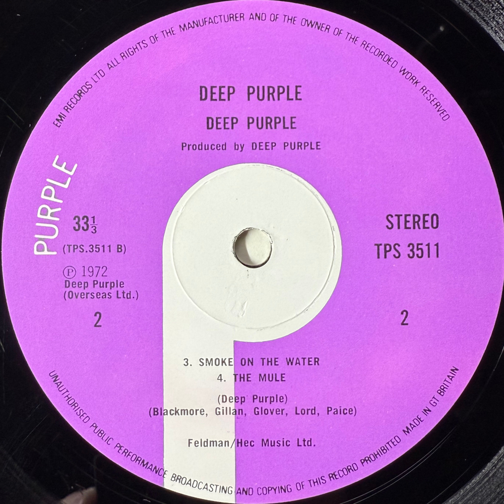 Deep Purple ‎– Made In Japan 2LP (Англия 1973г.)