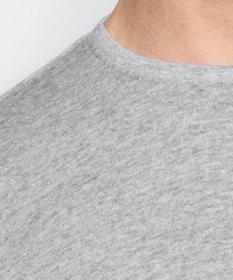 Футболка мужская с коротким рукавом Atlantic BMV-048 серый меланж