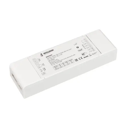 INTELLIGENT ARLIGHT Диммер SMART-PWM-105-72-RGB-MIX-PD-SUF (12-48V, 5x6A, ZB, 2.4G) (IARL, IP20 Пластик, 5 лет) 037344
