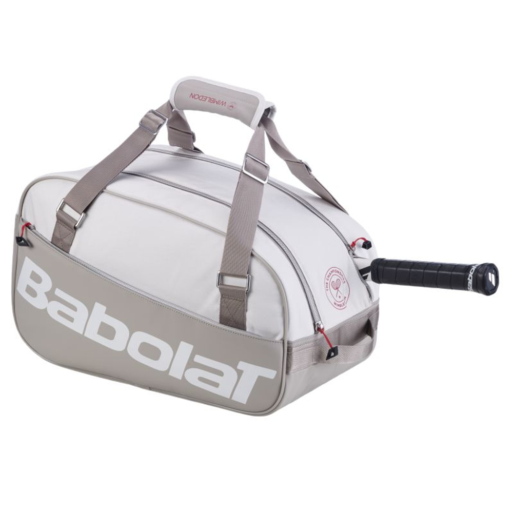 Сумка теннисная Babolat Court S Wimbledon - white/beige