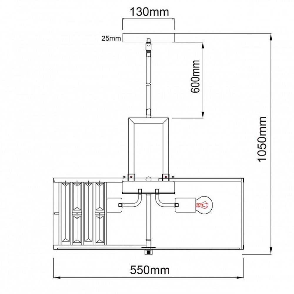 Светильник на штанге MW-Light Монарх 1 121010305