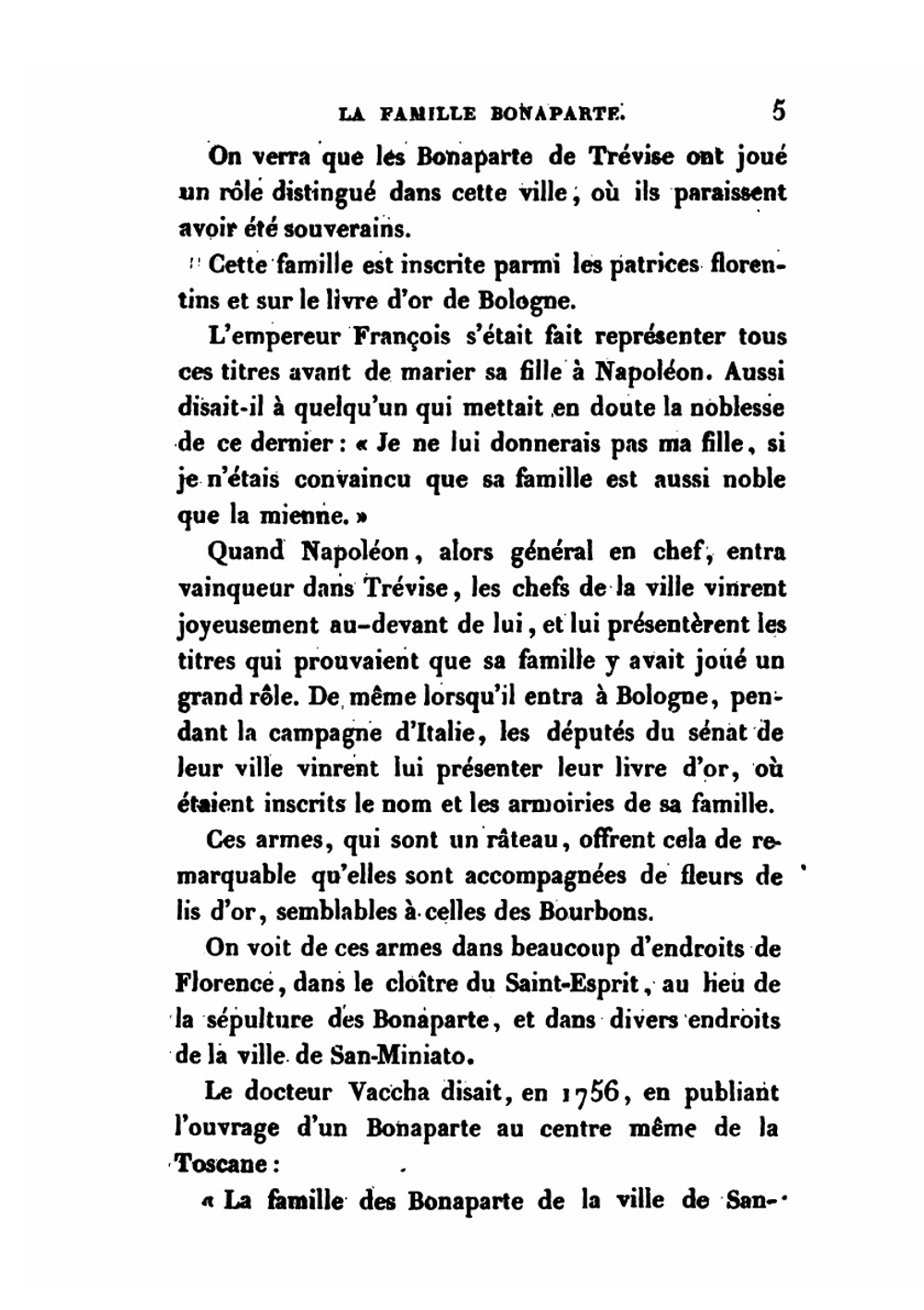 La Famille Bonaparte Depuis 1264 | M. Foissy