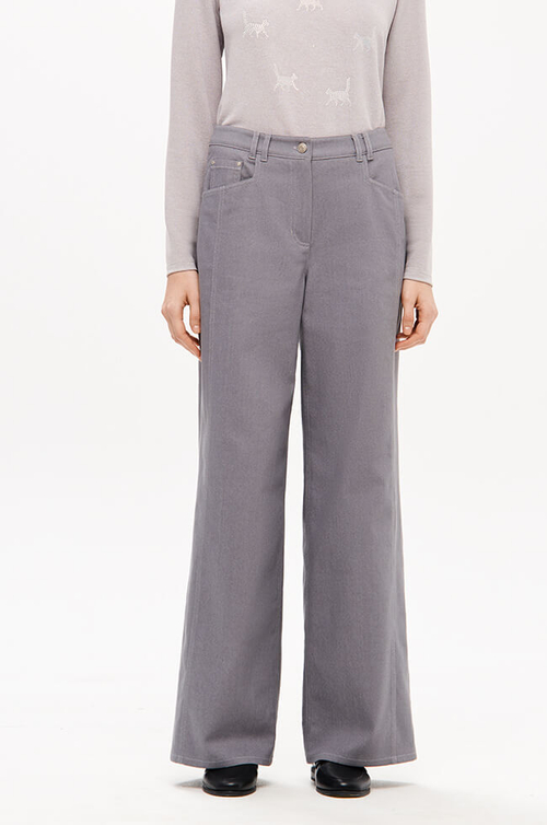 31205 Джинсы женские (серый джинс)