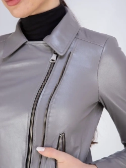 Кожаная куртка демисезонная косуха