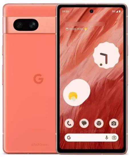 Смартфон Google Pixel 7a 8/128 ГБ Sea, Коралловый