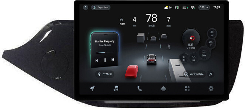 Магнитола для KIA Ceed 2 JD 2012-2018 (рамка глянцевая) - Teyes CC4-PRO монитор 13" 2K QLED на Android 13, Snapdragon 778G, 8+128, AI, CarPlay, DSP, 4G SIM-слот