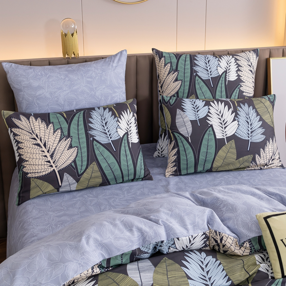 Комплект постельного белья Делюкс Сатин 100% хлопок на резинке LR455