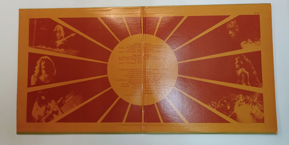 Винтажная виниловая пластинка LP Deep Purple Made In Japan 2LP (USA 1973)