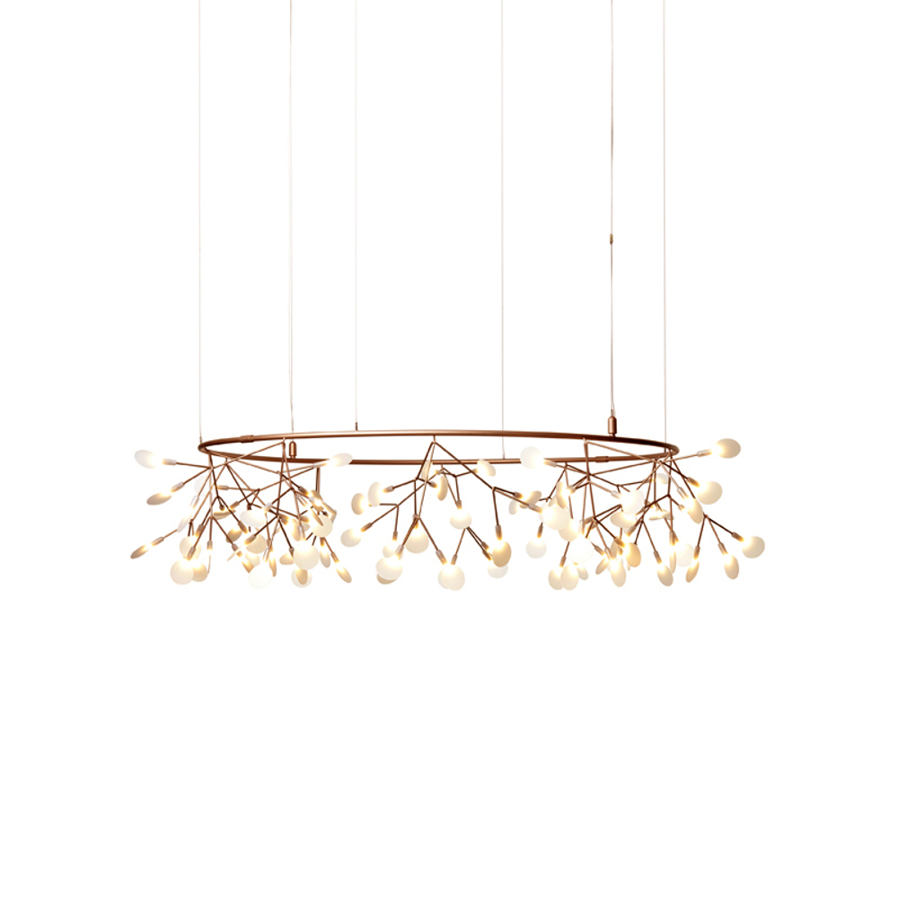 Подвесной дизайнерский светильник  Heracleum  Big O by Moooi (медный, D160)