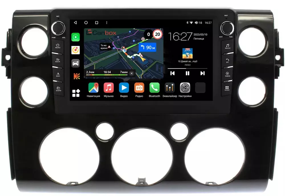Магнитола для Toyota FJ Cruiser 2005-2022 - Canbox 9-188 Android 10, ТОП процессор, CarPlay, 4G SIM-слот