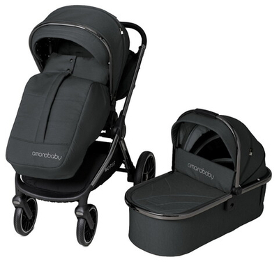 Детская коляска AmaroBaby Motus 2 в 1 черный