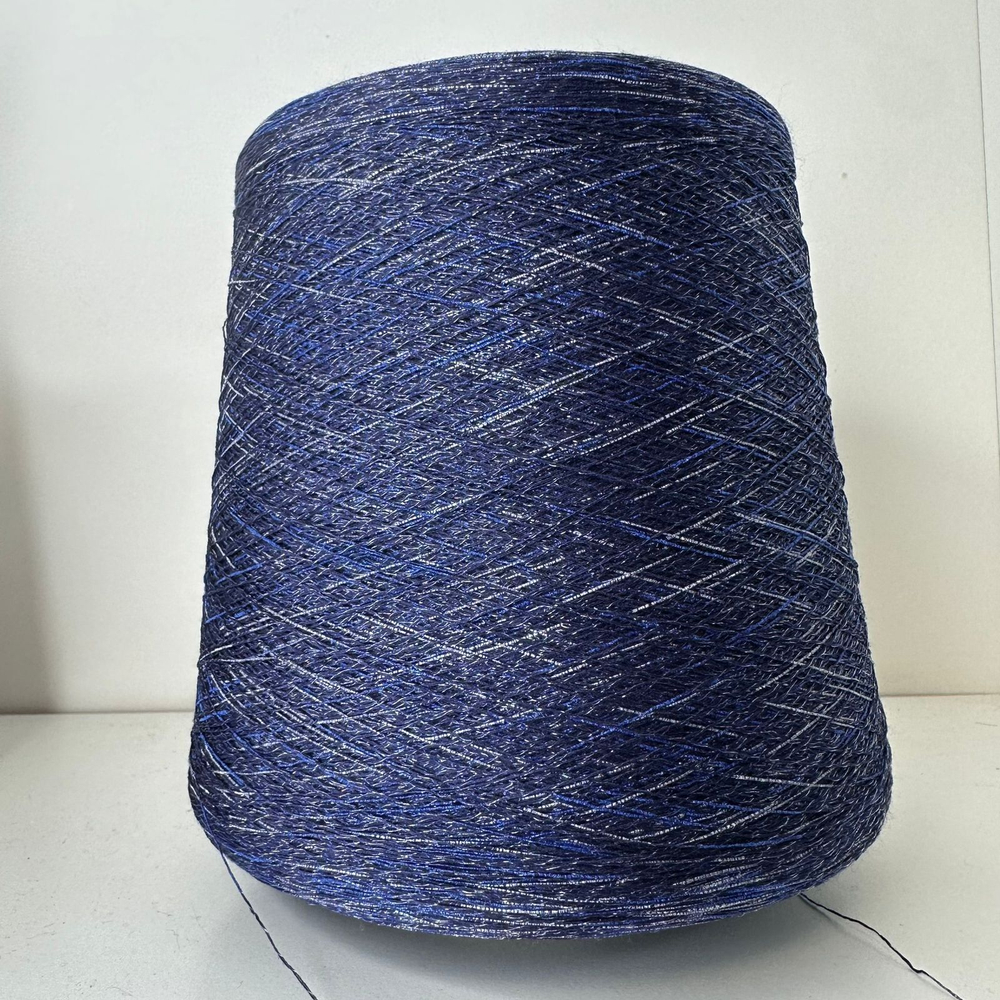 TENNIS - New Mill Missoni; 82% вискоза, 12% люрекс; 1800м/100гр; col.68931 , цвет: сине-серебристый