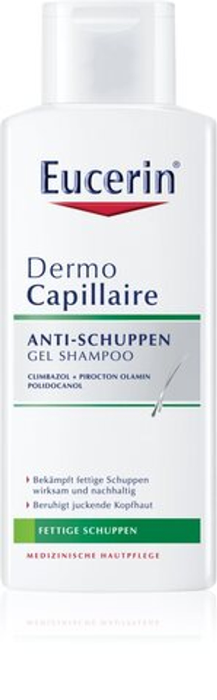 Eucerin DermoCapillaire - шампунь против жирной перхоти /   250  ml  / GTIN 4005800036637
