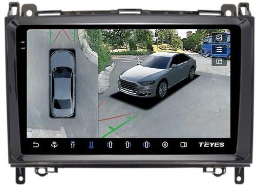 Магнитола для Mercedes Benz A, B, Vito, Viano W639/W447, Sprinter W906, VW Crafter - Teyes CC3-2K-360 на Android 10, Быстрая, 2K QLED, CarPlay, 4G SIM-слот, 4 камеры в комплекте