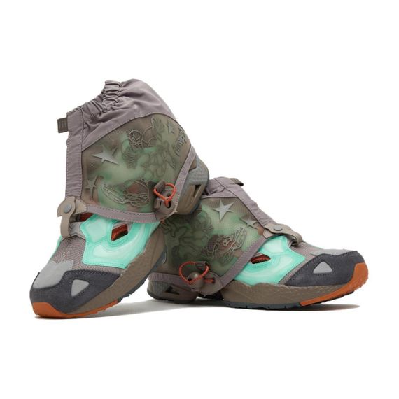 Reebok Instapump Fury - популярная коллекция обуви Серо-голубой мужской