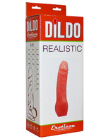 Фаллоимитатор гелевый рельефный с пупырышками (Цвет: телесный)