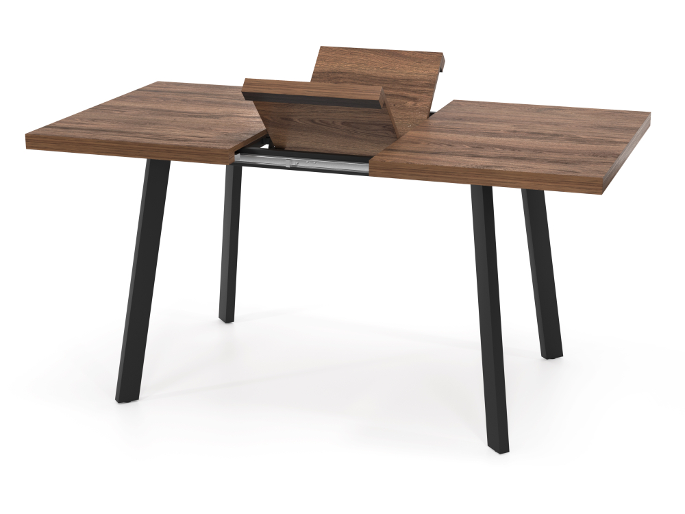 Стол Дублин CRAFT бабочка В2, ЛДСП (1200*850*380) EGGER Дуб Чарльстон темно-коричневый / Черный