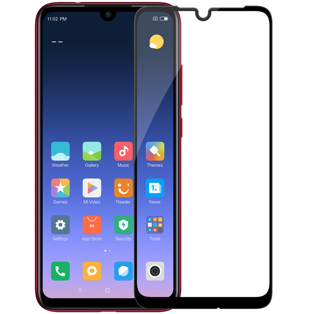 Защитное стекло с олеофобным покрытием для Xiaomi Redmi Note 7, Note 7S и Note 7 Pro, черные рамки, Veason