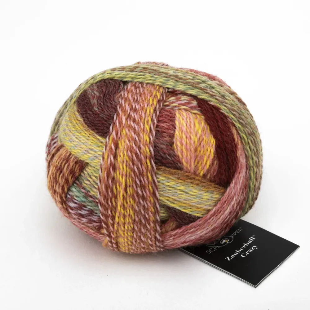 Пряжа Crazy Zauberball (2545/Ранняя осень Кирана Фоули), 420м/100гр