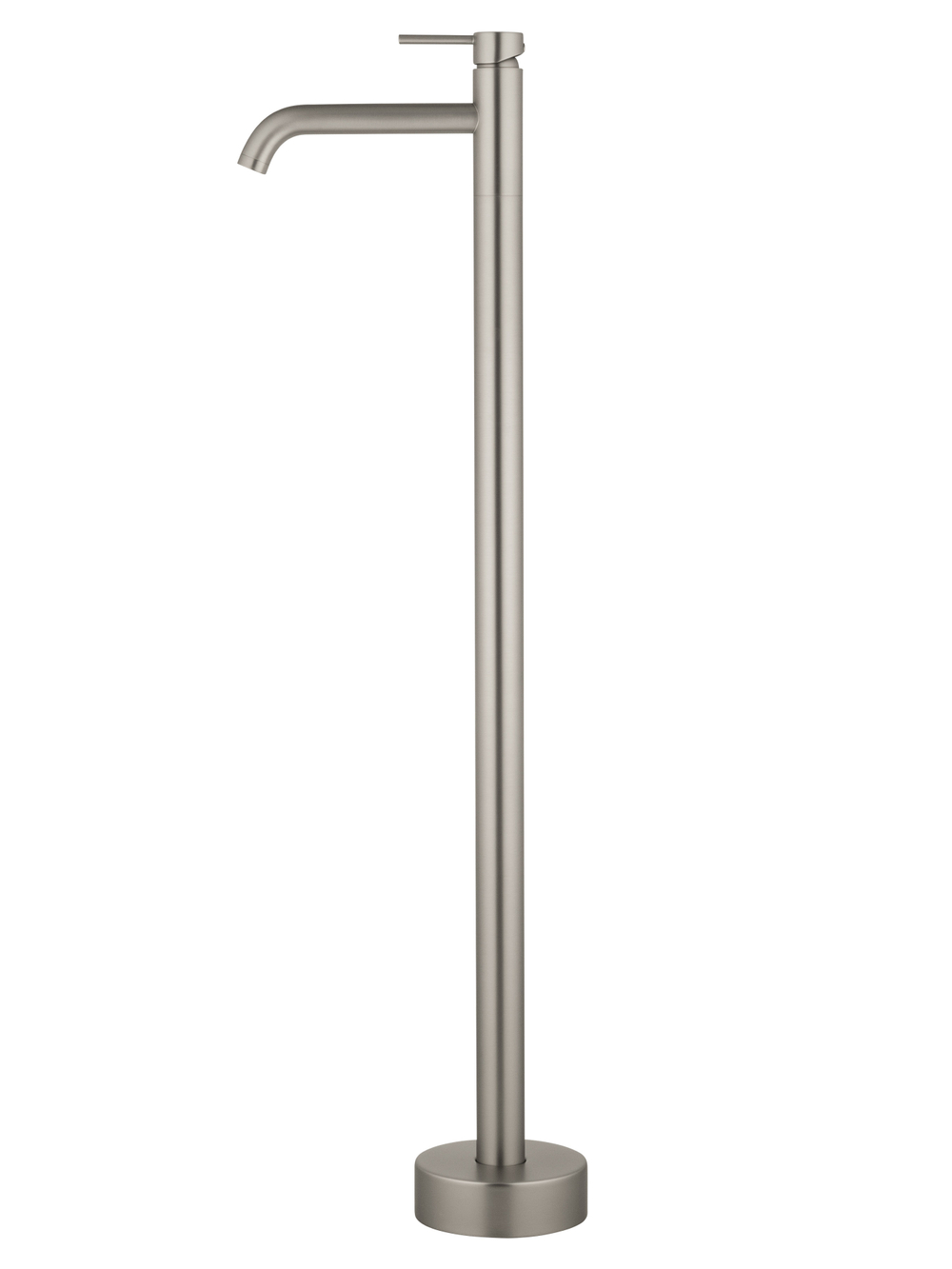 Смеситель для раковины напольного монтажа WONZON & WOGHAND STICK, Брашированный никель (WW-88649905-BN)