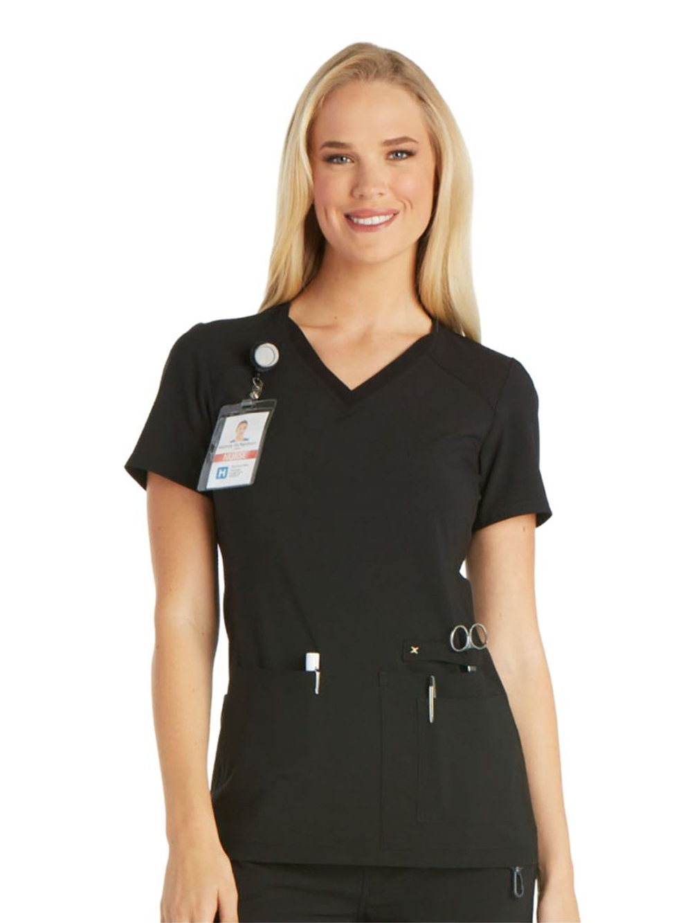 Топ медицинский женский Cherokee CK605, белый, 2XL