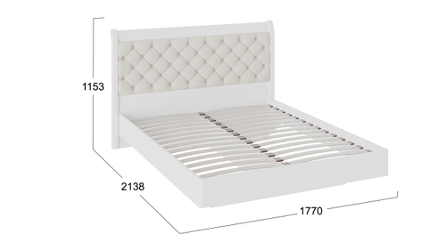 Кровать без ПМ «Франческа» (без подъемного механизма)