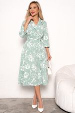 Платье Марта (мята/белый) Р11-1189/8 Nikol