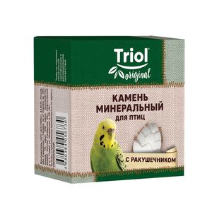 Камень минеральный с ракушечником для птиц Triol Original	"Шишка"