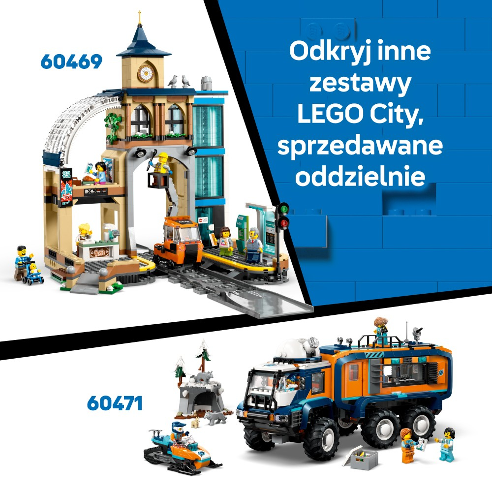 Конструктор LEGO City 60470 Полярный экспресс арктических исследователей — фото 16
