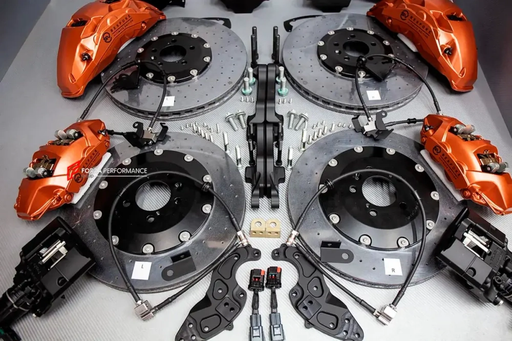 КАРБОН КЕРАМИЧЕСКАЯ УСИЛЕННАЯ ТОРМОЗНАЯ СИСТЕМА ДЛЯ LAND ROVER RANGE ROVER SV AUTOBIOGRAPHY ULTIMATE EDITION L460 2020+ Ленд Ровер