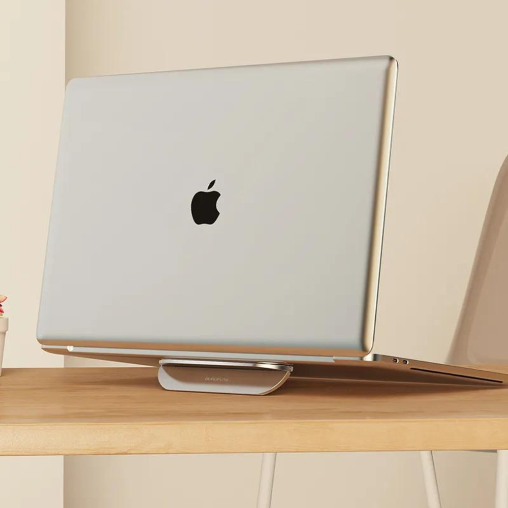 Теплоотводящая подставка для ноутбука Borofone BH46, металлическая, серая