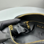 Miu Miu Matelasse Nappa Leather Top Handle Bag 24 cm