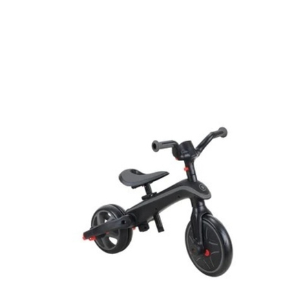 Велосипед-беговел Globber Trike Explorer Foldable 4 в 1 Black-Grey