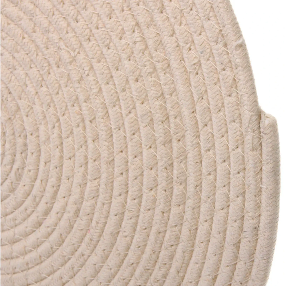 Салфетка на стол 37см «Амели» плетеная бежевая