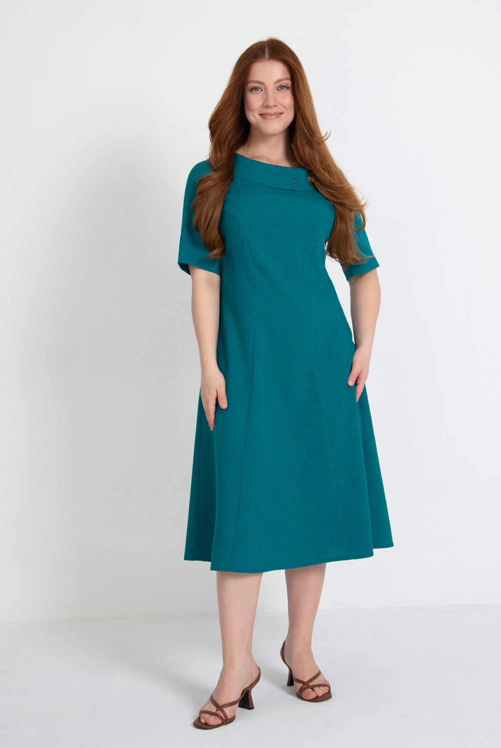 Платье женское 1040ов, александрит #38Ал051040ов