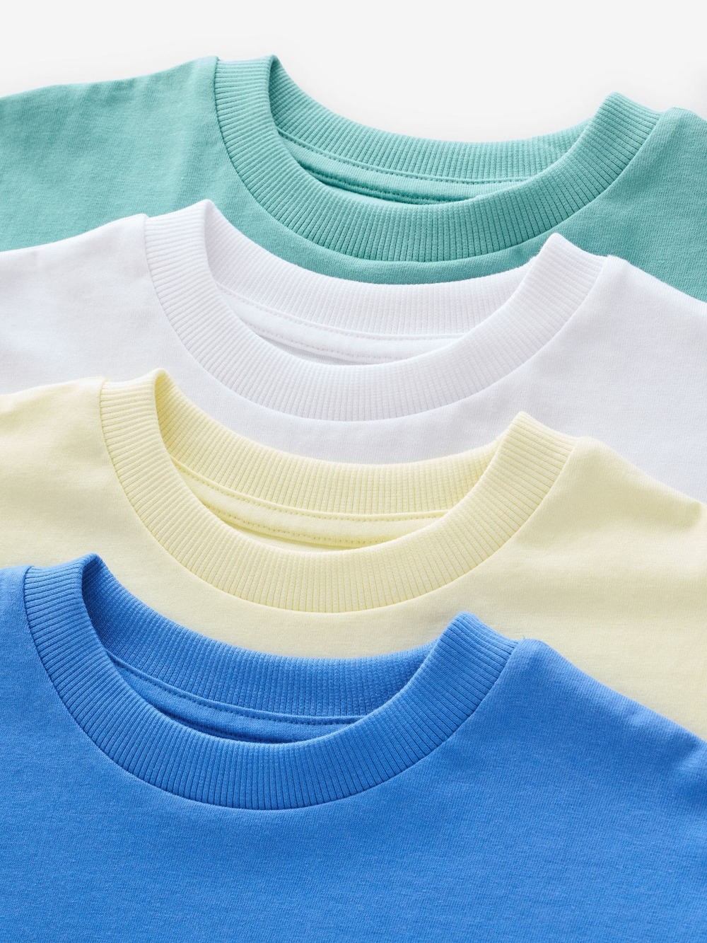 Футболка для мальчика Next E45-244, 4 шт., Синий, Белый, Светло-желтый