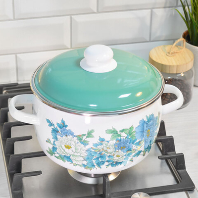 Кастрюля 4л "Голубой лотос"